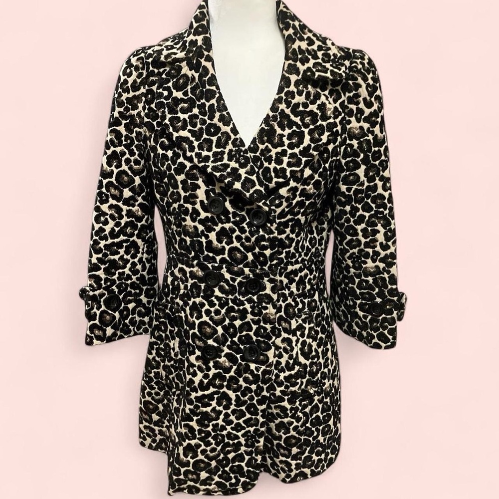Y2K Forever 21 Jacquard Animal Print Jacket